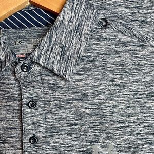 Under Armour Heat Gear Polo (Blue) XL